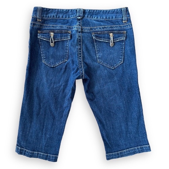Calvin Klein Jeans Denim - 90s Y2K CALVIN KLEIN Button Pocket Vintage Denim Capris